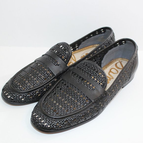 SAM EDELMAN Woven Slip On Penny Loafer 9.5 - Picture 1 of 8